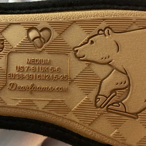 NWT! Dearfoam MAMA BEAR slippers medium - Picture 4 of 5